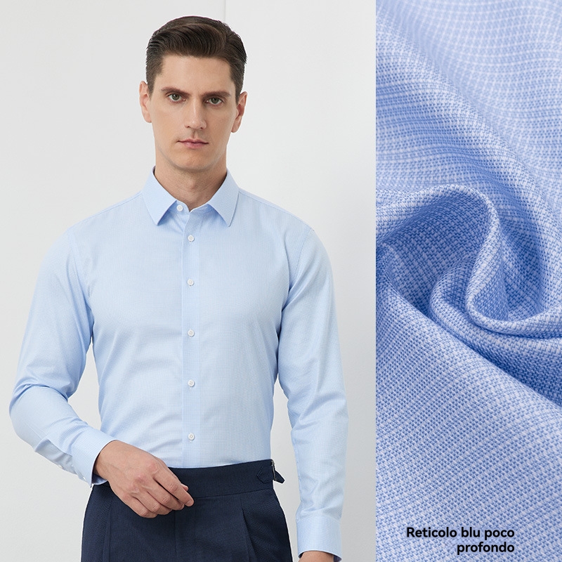 Camicie E T-Shirts  | Camicia Classica Uomo Collo Alla Francese Qb24 Abbigliamento Camicie E T-Shirts