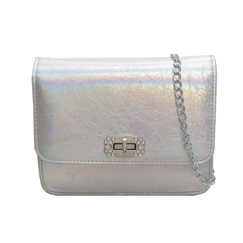 Mini-Bag  | Mini Bag Argento In Laminato  Donna Borse Donna