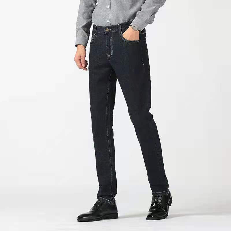 Pantaloni E Jeans  | Jeans Slim-Fit Uomo Nero Qb24 Abbigliamento Pantaloni E Jeans