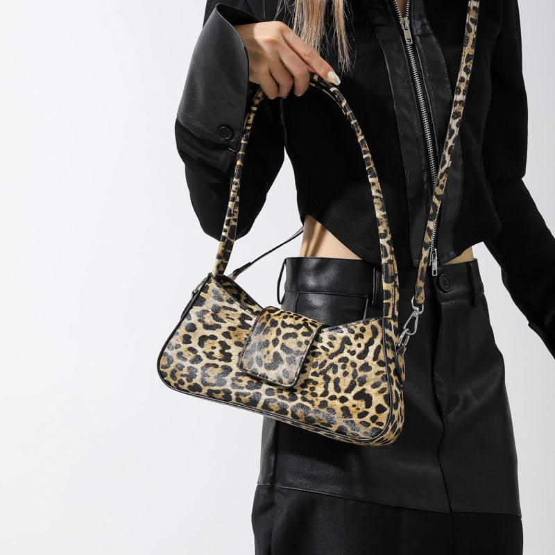 Mini-Bag  | Mini Bag Leopard In Lycra  Donna Borse Donna